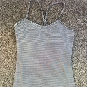 Striped Black and White Women's Top